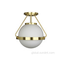 Indoor Pendant Light Classic 60W Gold Living Room Pendant Lamp Factory